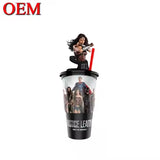 Customization 3D Figure Design Cartoon Plastic Drinking Cups plastic toy manufacturers OEM plastic cartoon ice cream cups