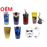 Customization 3D Figure Design Cartoon Plastic Drinking Cups plastic toy manufacturers OEM plastic cartoon ice cream cups