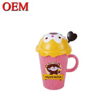 Customization 3D Figure Design Cartoon Plastic Drinking Cups plastic toy manufacturers OEM plastic cartoon ice cream cups
