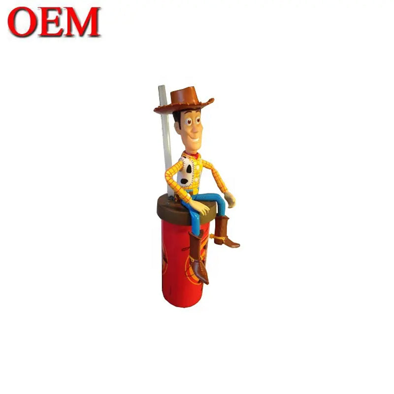 Customization 3D Figure Design Cartoon Plastic Drinking Cups plastic toy manufacturers OEM plastic cartoon ice cream cups